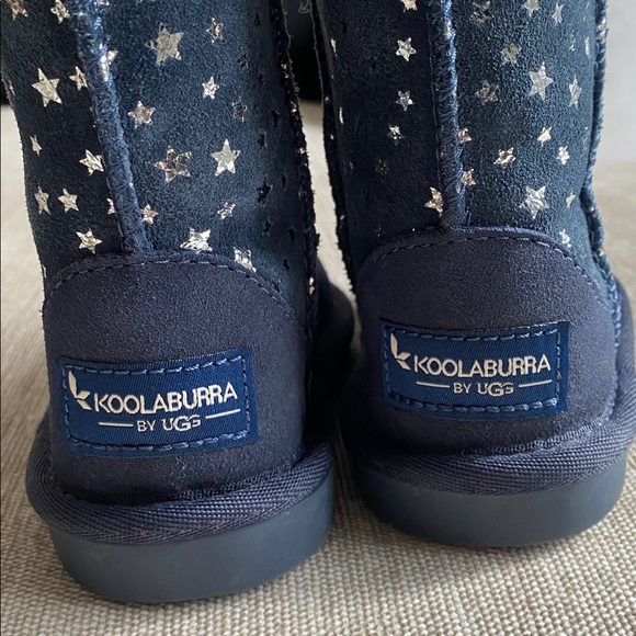 Koolaburra by UGG Kids Koola Short Stars Boots Toddler Navy Insignia Blue Size 7 - Picture 5 of 12